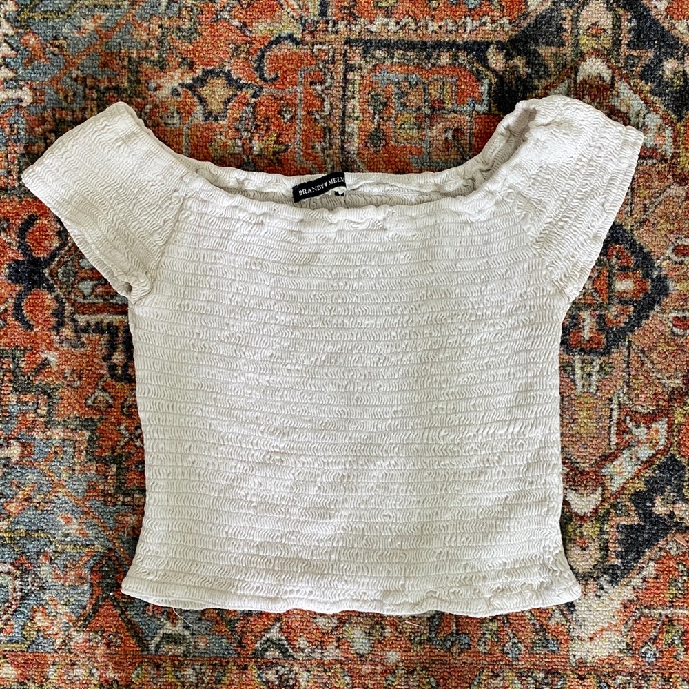 Brandy Melville smocked top